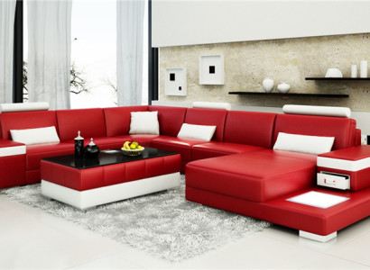 Designer Sofa Couch Corner sofa Luxury Upholstery Suite Living landscape U-shape new
